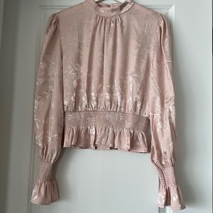 FOREVER 21 pink blush blouse